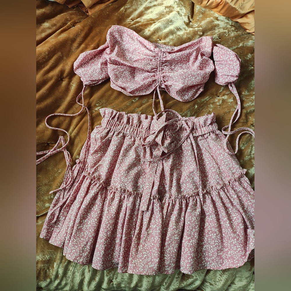 Floral matching set